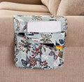 Brilliant Sunshine Vintage Green Flowers Couch Armrest Cover, Armrest Organizer by BrilliantSunshine