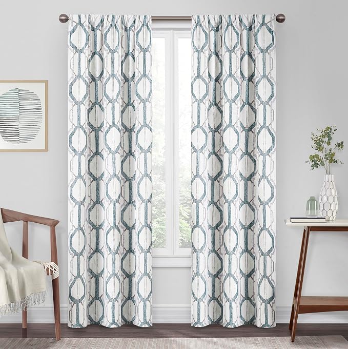 Eclipse Kendall Modern Blackout Thermal Rod Pocket Window Curtain, Insulating & by EclipseCurtains