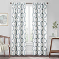 Eclipse Kendall Modern Blackout Thermal Rod Pocket Window Curtain, Insulating & by EclipseCurtains