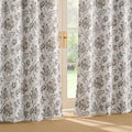 NICETOWN Blackout Curtains for Living Room W52 x L63 1 Pair, Floral Printed by NICETOWN