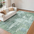 Washable Rugs 5x7, Abstract Area Rugs by Valenrug