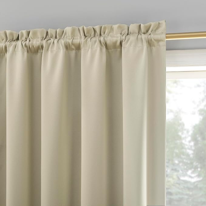 Sun Zero Oslo Theater Grade Extreme 100% Blackout Rod Pocket Curtain Panel - Image 3