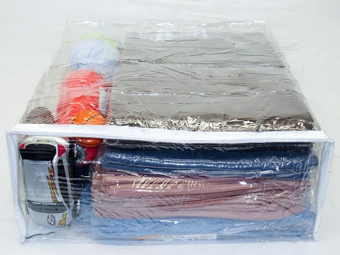5-Pack X-Large Heavy Duty Vinyl Zippered Storage Bags - Image 4