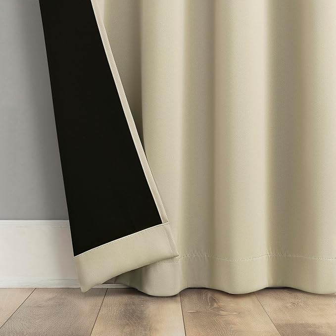 Sun Zero Oslo Theater Grade Extreme 100% Blackout Rod Pocket Curtain Panel - Image 5