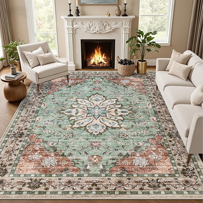 10x12 Area Rugs Living Room: Washable Rug by EXPEDIX