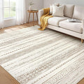 Nakagishi Boho 6x9 Area Rug Living Room Rugs Machine Washable Brown | Soft by NakagishiAreaRug
