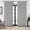 Blackout Curtains 60 Inches Extra Wide Linen Curtains 84 Inch Length by QJMYDECO