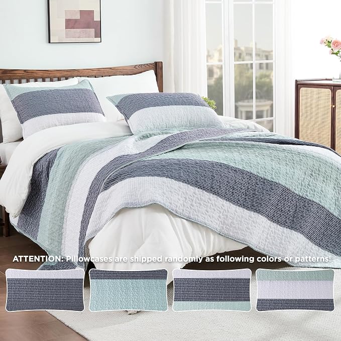 Oversized King Quilt Bedding Set, 2 Pillowcases（120x98 Inch） - Image 4