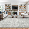 4x6 Area Rug for Entryway, Non Slip Washable Bedroom Rug, Thin & Lighweight by Valenrug