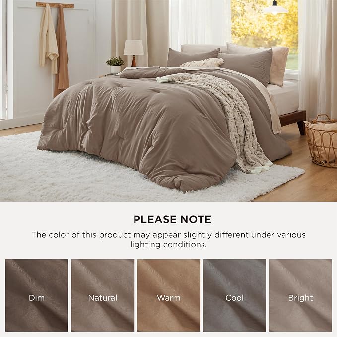 Bedsure King Comforter Set, 3 Pieces GentleSoft™ Bed Set, 1 Lightweight - Image 7