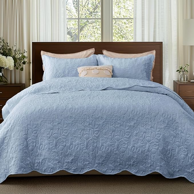 Bedsure Quilt Queen Size Bedspread, Thin Comforter, Stitch-Free Quilt-Tech by Unknown