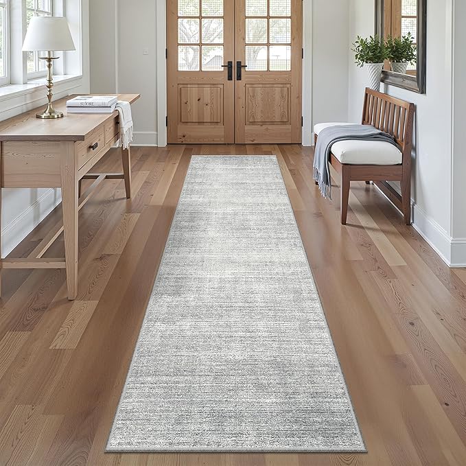 2x5 Rug Runners for Hallways, Washable Runner Rug Non Slip, Thin & Lighweight by Valenrug
