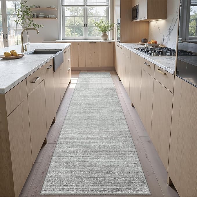 2x10 Runner Rug Non Slip, Washable Rug Runners by Valenrug