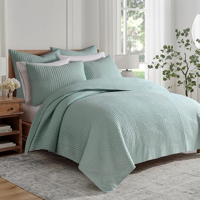 Levtex Home Cross Stitch Reversible Twin XL/Twin Quilt Set - Image 8