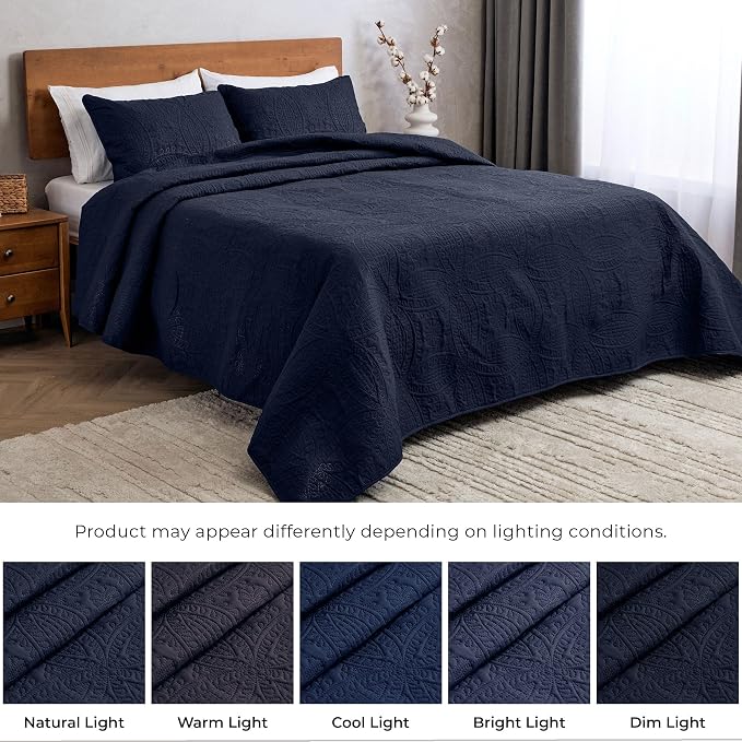 Mellanni King Bedspread Coverlet Set - Image 3