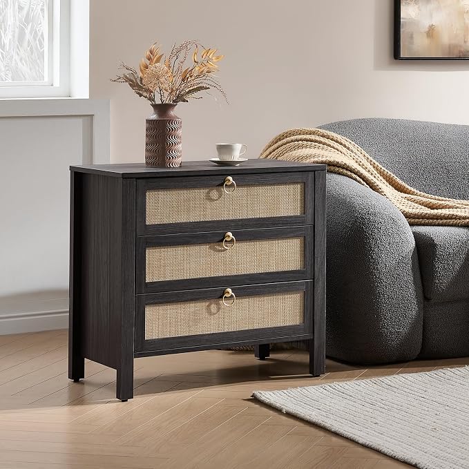SICOTAS Rattan Nightstand Set of 2 - Image 8