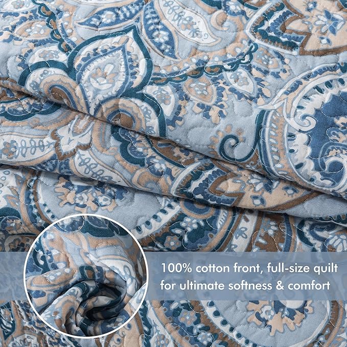 Etwel Lightweight Cotton Queen Size Quilt Set - Image 3