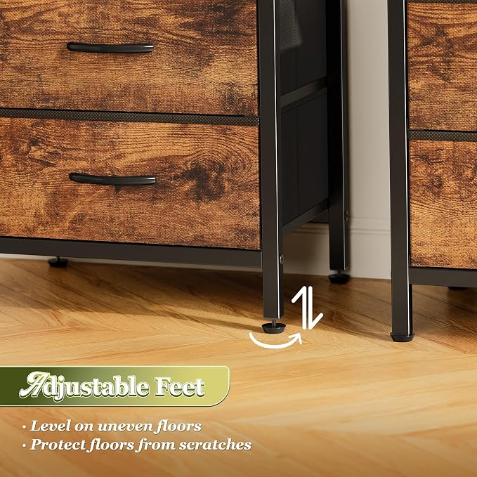 Huuger Night Stand Set of 2, Nightstand - Image 9