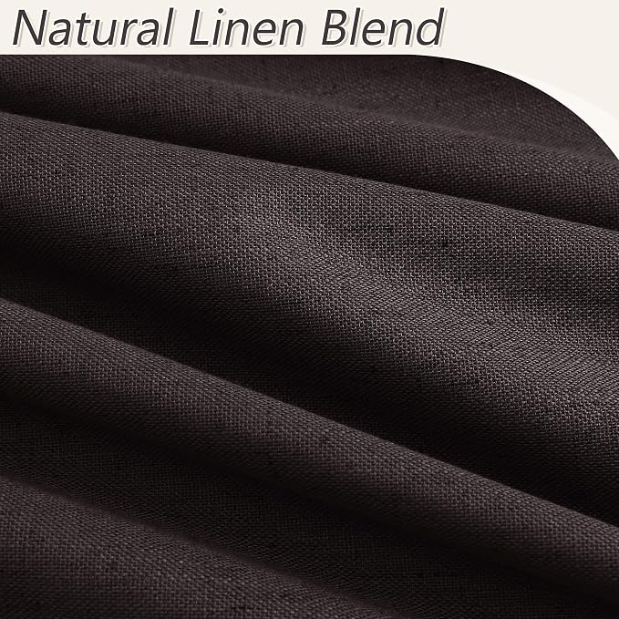 100% Blackout Curtains 84 Inch Length 2 Panels Set - Image 3