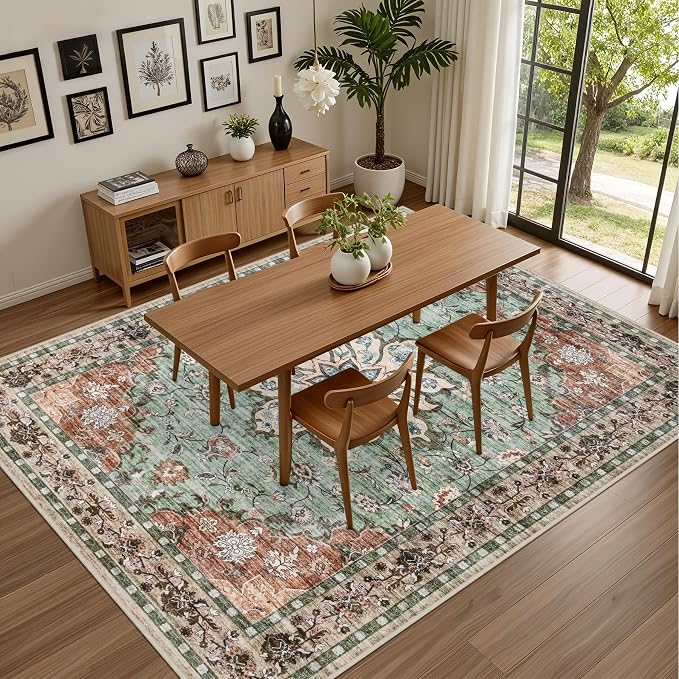 10x12 Area Rugs Living Room: Washable Rug - Image 4