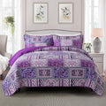 Etwel Cotton Patchwork Queen Size Quilt Set by Unknown
