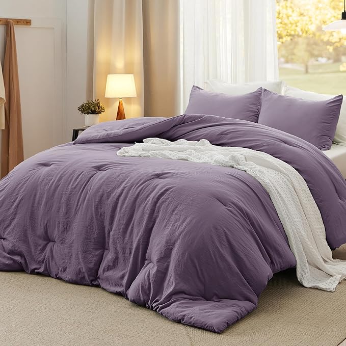 Bedsure Queen Comforter Set, 3 Pieces GentleSoft™ Bed Set, 1 Lightweight by Unknown