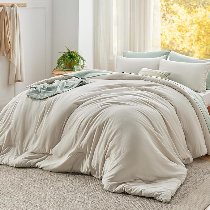 Bedsure Super King Plus Comforter Set, 3 Pieces GentleSoft™ Bed Set, 1 by Unknown