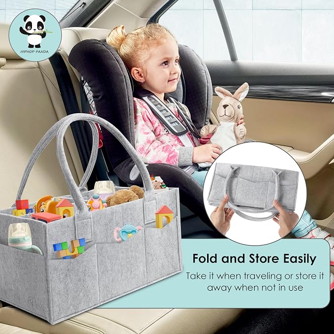HIPHOP PANDA 2-Pack Diaper Caddy Organizer - Image 7