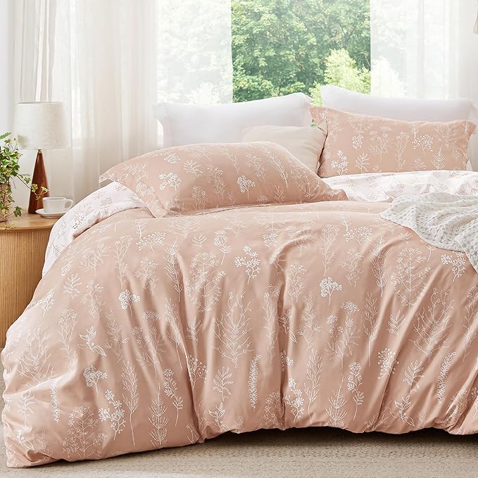 Bedsure Blush Pink Full Comforter Set by Unknown