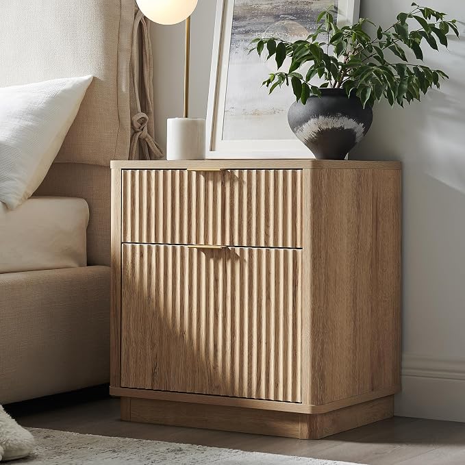 T4TREAM 23'' Fluted Nightstand by T4TREAMFurniture