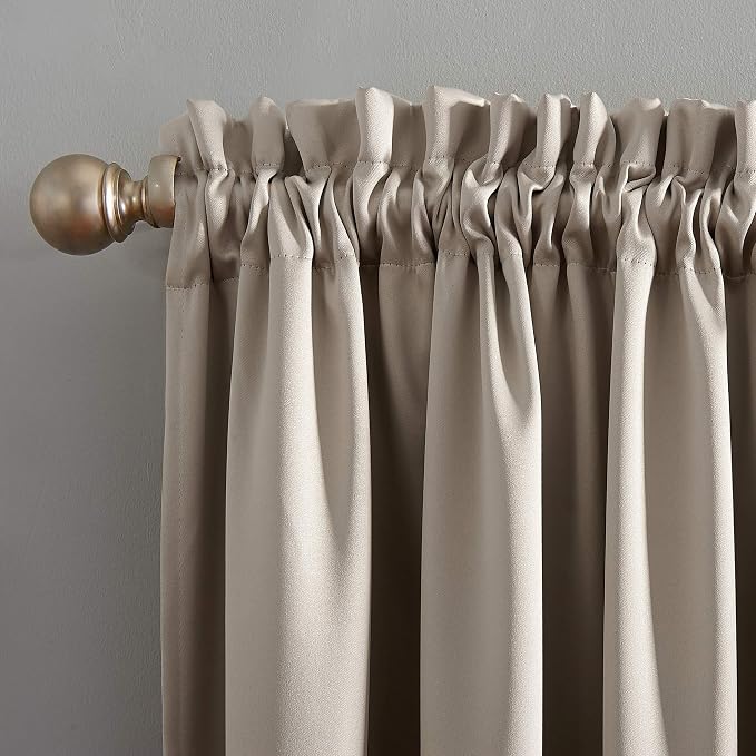 Sun Zero Oslo Theater Grade Extreme Total Blackout Rod Pocket Curtain Panel - Image 3