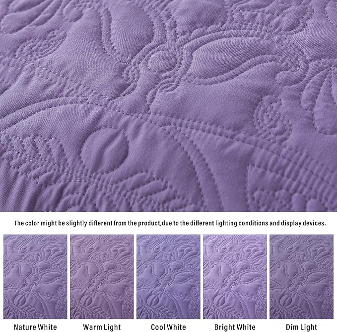 HoneiLife Queen Quilt Bedding Set - Image 7