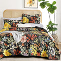 Yiran Floral Quilts Queen Size by Yiran
