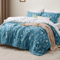 Bedsure Teal Blue Queen Comforter Set by Unknown