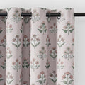 RYB HOME 100% Blackout Floral Curtains 63 Inches Long, Grommet Room Darkening by RYBHOME