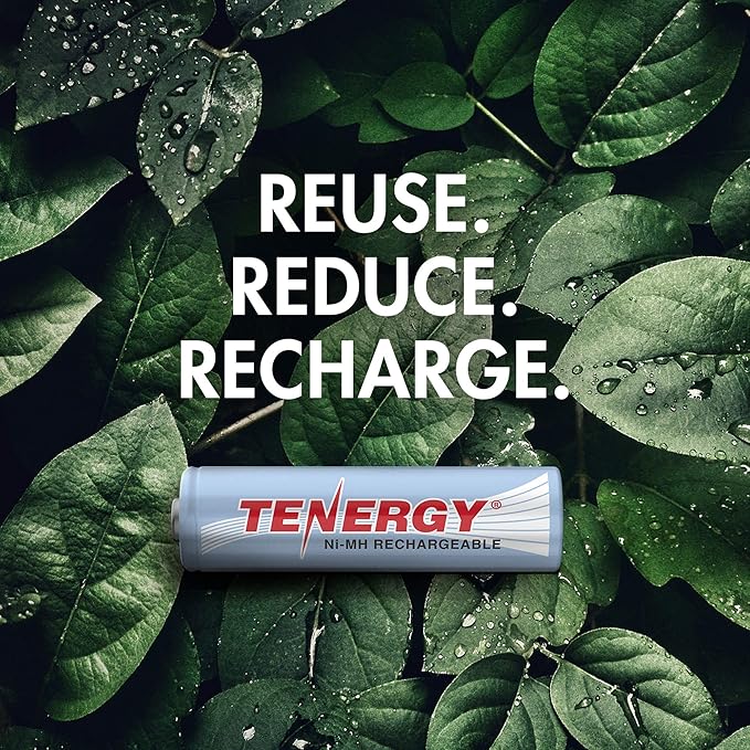 Tenergy TN480U 8-Bay LCD Display Fast Charger for NiMH/NiCD AA AAA Rechargeable Batteries with 8pcs 1000mah AAA Rechargeable Batteries