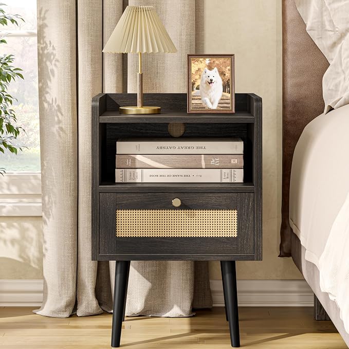 MECHYIN Night Stand Set 2, Nightstands Set of 2 - Image 7