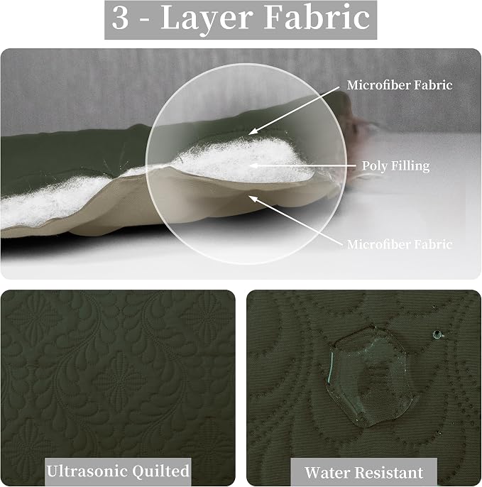 Easy-Going Reversible Quilt Set King, Bedspread - Image 5