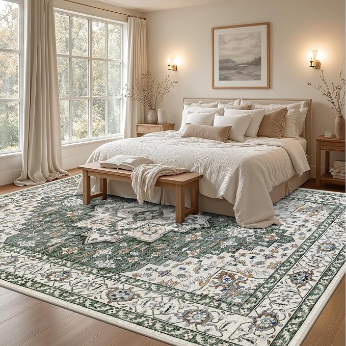 10x12 Area Rugs Living Room: Washable Rug - Image 3