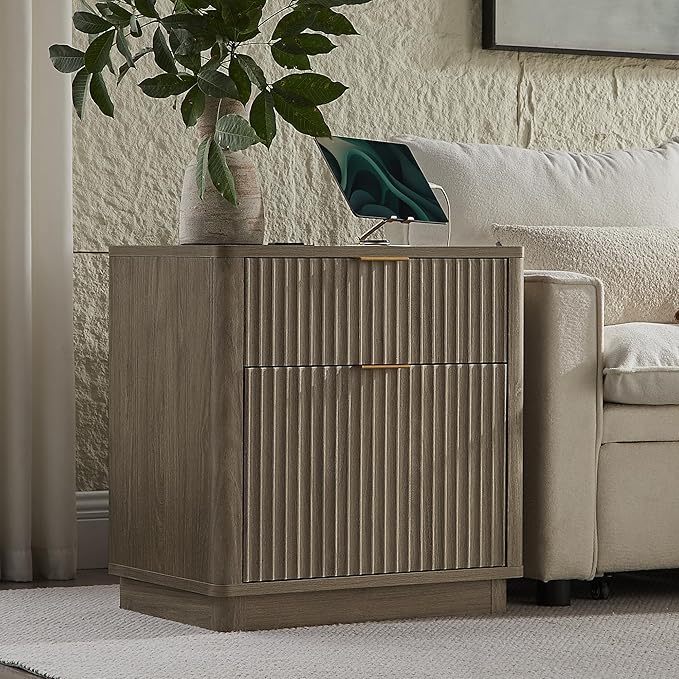 T4TREAM 23'' Fluted Nightstand by T4TREAMFurniture