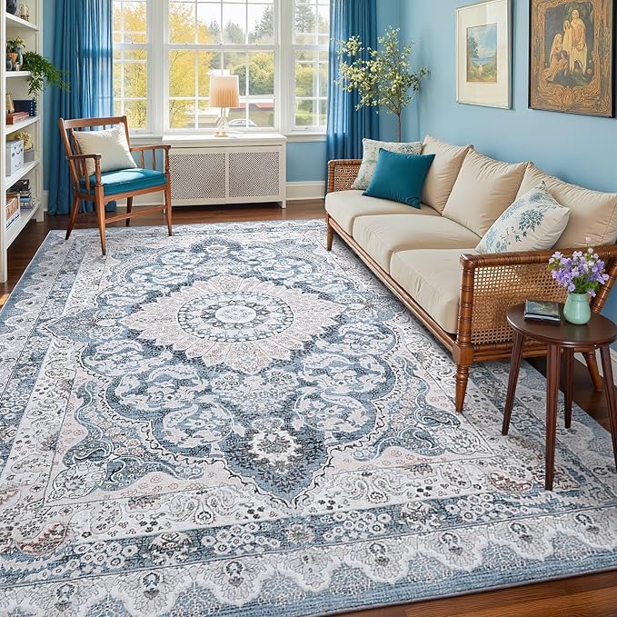 Macgace Washable Vintage Area Rug by Macgace