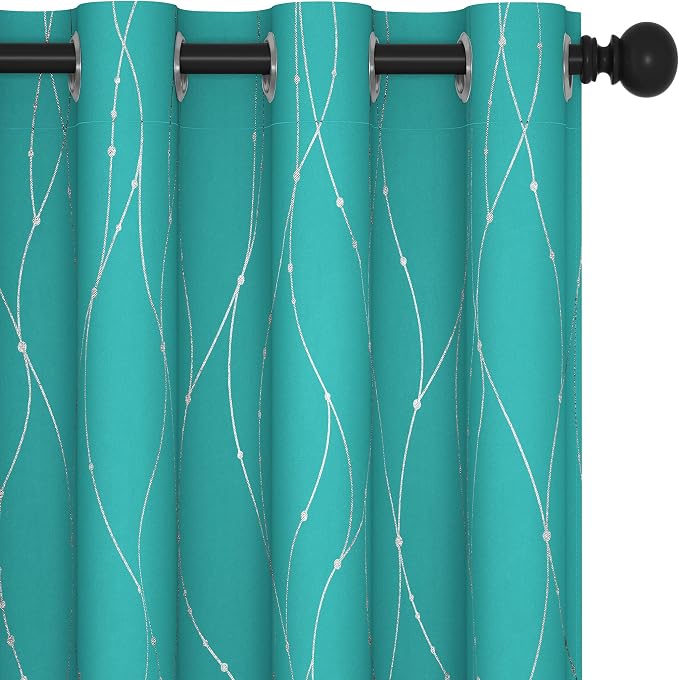 Deconovo Living Room Curtains 108 Inch Long, Thermal Insulated, Room Darkening by Unknown