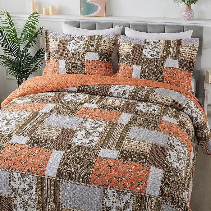 BEDIFANY 100% Cotton Cover Quilts Queen Size - Image 2