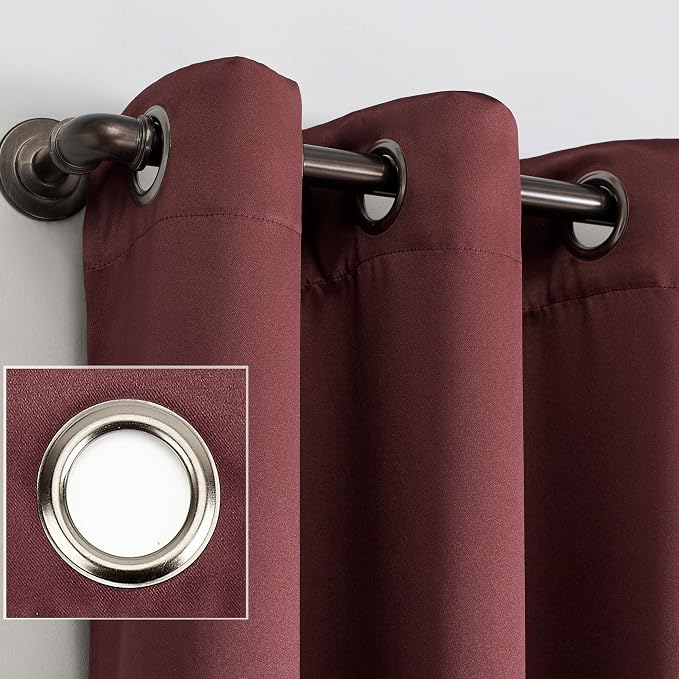 Sun Zero Nordic 2-pack Theater Grade Extreme 100% Blackout Grommet Curtain - Image 3