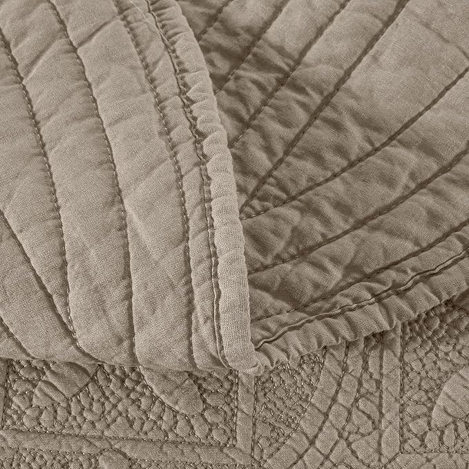 Calla Angel Sage Garden Luxury Pure Cotton Matelasse Quilt - Image 6