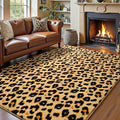 Soft Leopard Rugs for Bedroom Living Room, 3x5 Cheetah Print Rug | Fluffy by AmeareaDirect