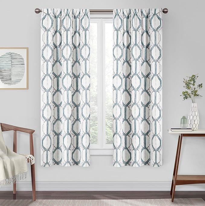 Eclipse Kendall Modern Blackout Thermal Rod Pocket Window Curtain, Insulating & by EclipseCurtains