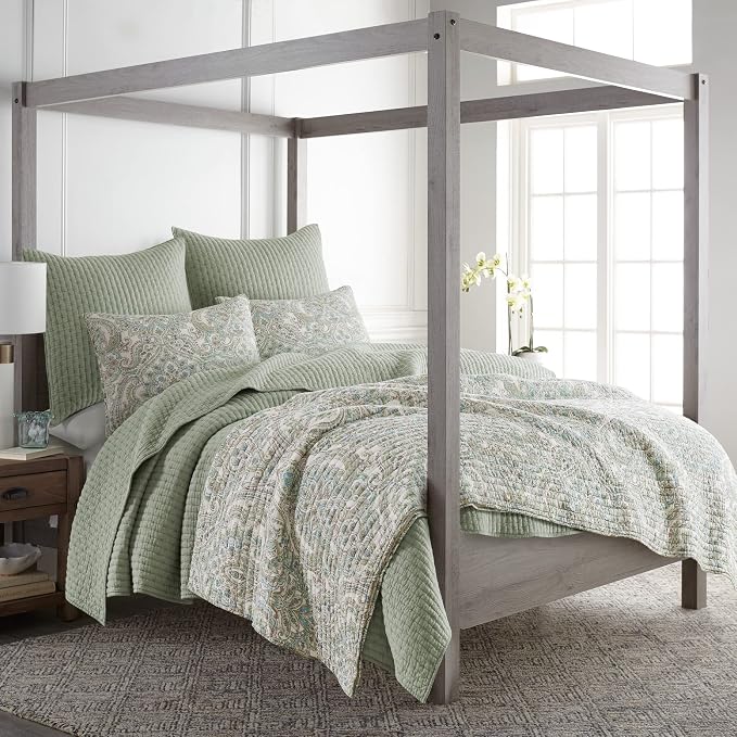 Levtex Home Cross Stitch Reversible Twin XL/Twin Quilt Set - Image 3