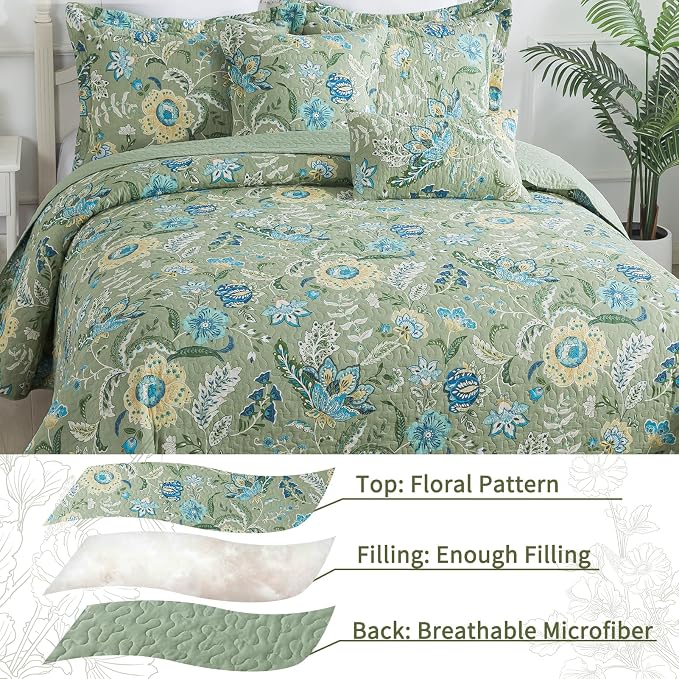 VAPUTAR California King Quilt Bedding Set - Image 4