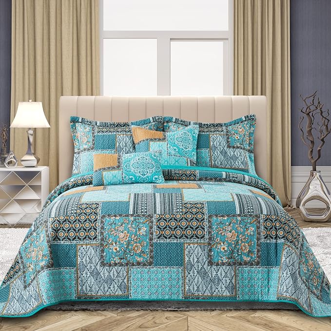 VAPUTAR King Size Quilt Bedding Set by VAPUTAR